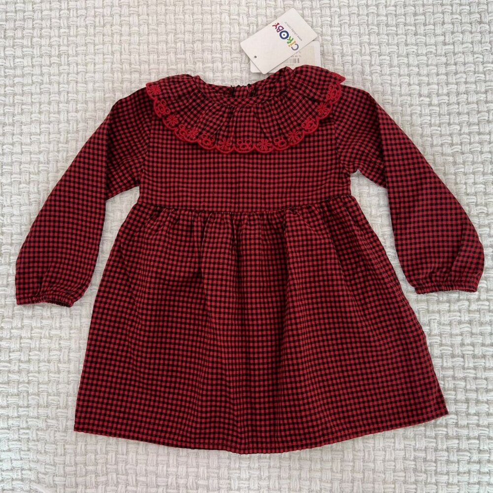 NWT Red Plaid Dress